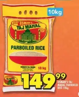 Shoprite OSMAN'S TAJ MAHAL PARBOILED RICE 10kg offer