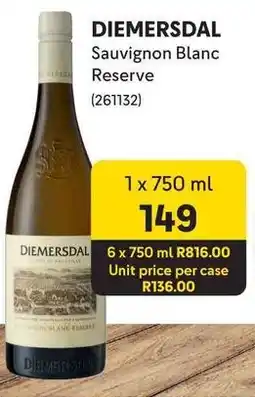 Makro DIEMERSDAL Sauvignon Blanc Reserve offer