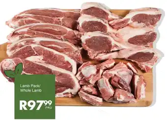 Save Lamb Pack/ Whole Lamb offer