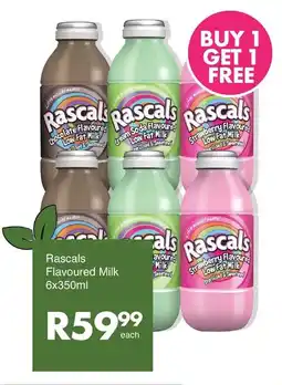 Save Rascals Flavoured Milk 6x350ml offer