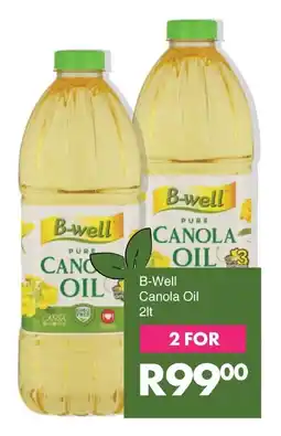 Save B-Well Canola Oil 2lt offer