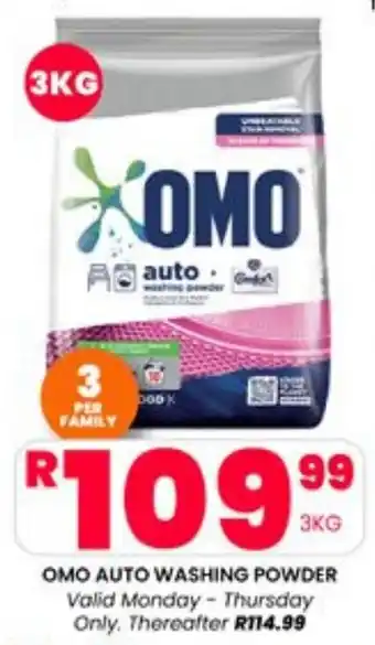 Take 'n Pay OMO AUTO WASHING POWDER offer