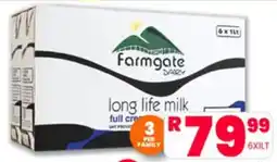 Take 'n Pay FARMGATE UHT MILK offer