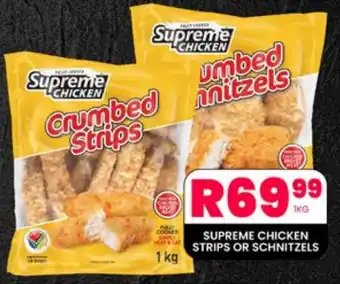 Take 'n Pay SUPREME CHICKEN STRIPS OR SCHNITZELS offer