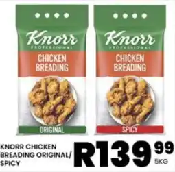 Take 'n Pay KNORR CHICKEN BREADING ORIGINAL/ SPICY offer