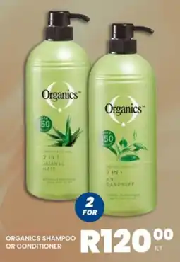 Take 'n Pay ORGANICS SHAMPOO OR CONDITIONER offer