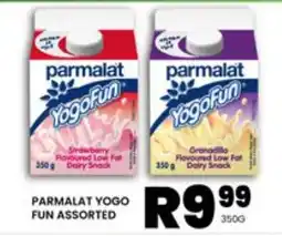 Take 'n Pay PARMALAT YOGO FUN ASSORTED offer