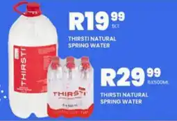 Take 'n Pay THIRSTI NATURAL SPRING WATER offer