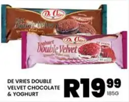 Take 'n Pay DE VRIES DOUBLE VELVET CHOCOLATE & YOGHURT offer