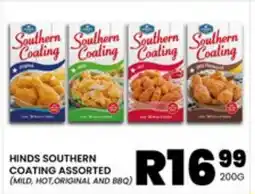 HINDS SOUTHERN COATING ASSORTED (MILD, HOT,ORIGINAL AND BBQ)