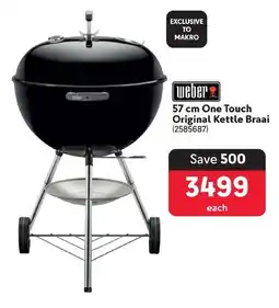 Makro 57 cm One Touch Original Kettle Braai offer