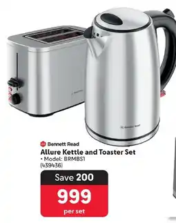 Makro Bennett Read Allure Kettle and Toaster Set offer