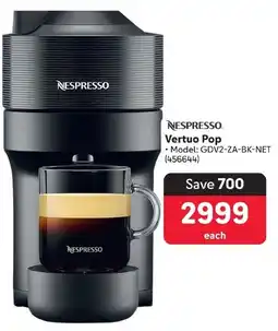 Makro NESPRESSO Vertuo Pop offer