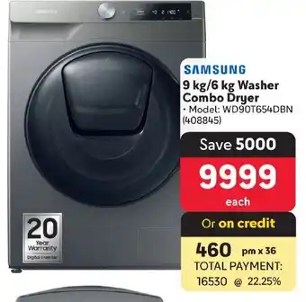 Makro SAMSUNG 9 kg/6 kg Washer Combo Dryer offer