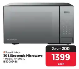 Makro Russell Hobbs 30 L Electronic Microwave offer