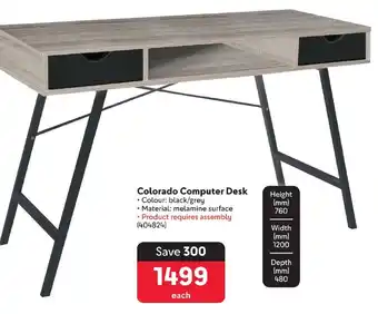 Makro Colorado Computer Desk offer