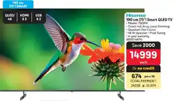 Makro Hisense 190 cm (75") Smart QLED TV offer