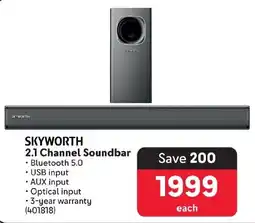 Makro SKYWORTH 2.1 Channel Soundbar offer