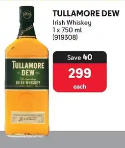Makro TULLAMORE DEW Irish Whiskey offer