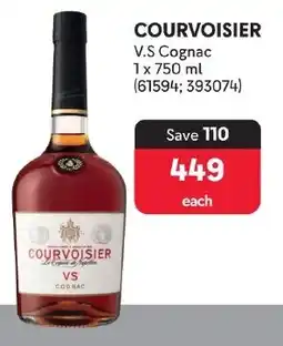 Makro COURVOISIER V.S Cognac offer