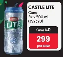 Makro CASTLE LITE Cans offer