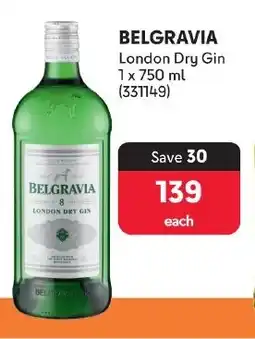 Makro BELGRAVIA London Dry Gin offer