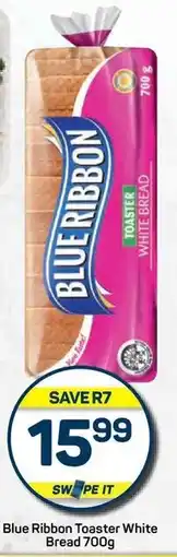Pick n Pay Blue Ribbon Toaster White Bread 700g offer