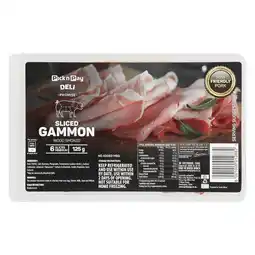 Pick n Pay Liquor PnP Sliced Gammon 125g offer