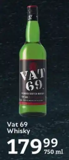 Oxford Freshmarket Vat 69 Whisky offer