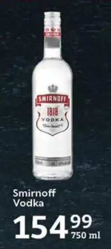 Oxford Freshmarket Smirnoff Vodka offer