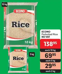 Makro ECONO Parboiled Rice offer