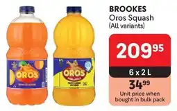 Makro BROOKES Oros Squash (All variants) offer
