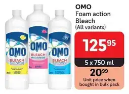 OMO Foam action Bleach (All variants)