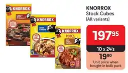 Makro KNORROX Stock Cubes (All variants) offer