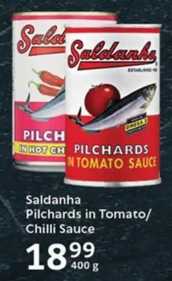 Oxford Freshmarket Saldanha Pilchards in Tomato/ Chilli Sauce offer