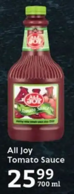 Oxford Freshmarket All Joy Tomato Sauce offer