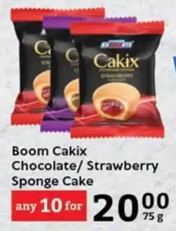 Oxford Freshmarket Boom Cakix Chocolate/ Strawberry Sponge Cake offer