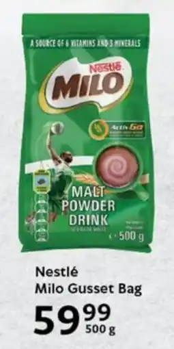 Oxford Freshmarket Nestlé Milo Gusset Bag offer