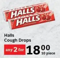 Oxford Freshmarket Halls Cough Drops offer