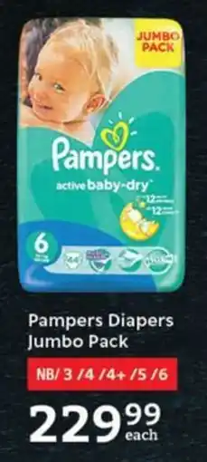 Oxford Freshmarket Pampers Diapers Jumbo Pack offer