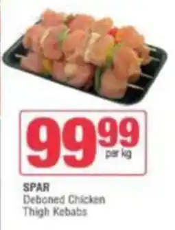 KwikSpar SPAR Deboned Chicken Thigh Kebabs offer