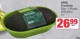 KwikSpar SPAR Freshline Ripe 'n Ready Avocados 2's offer
