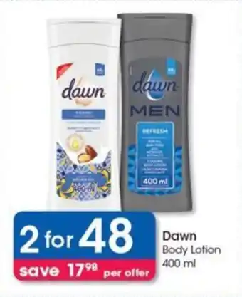 Clicks Dawn Body Lotion offer