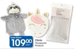 Clicks Clicks Therapeutic Products offer