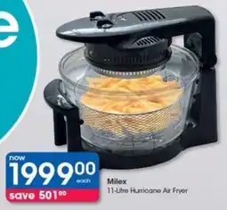 Clicks Milex 11-Litre Hurricane Air Fryer offer