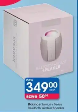 Clicks Bounce Santorini Series Bluetooth Wireless Speaker offer
