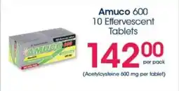Clicks Amuco 600 10 Effervescent Tablets offer
