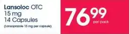 Clicks Lansoloc OTC 15 mg 14 Capsules offer