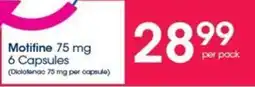 Clicks Motifine 75 mg 6 Capsules offer