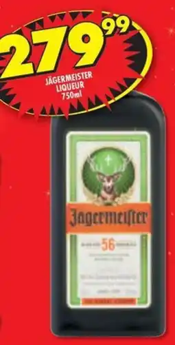 Shoprite Liquor JÄGERMEISTER LIQUEUR 750ml offer